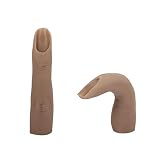 Nagel Übungsfinger, Silikonfinger Nagelmodellage Modellierfinger für Gelnägel Nageldesign Tips Bewegliche ​Gefälschte für Finger Maniküre Praxis Finger Acryl Gel N