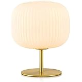 Lpiotyutd Schreibtischlampe Hochzeitsstarke Glastisch-Lampe anwendbar für Lampe für Wohnheim, originallevierende Raumdekorationslampe, elementares MOD-Schlafzimmer Bettlampe, nordische Art-B