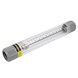 LANTRO JS - LZM-25G 1-10GPM, 5-50GPM Flüssigkeitsdurchflussmesser, G1in Plexiglasrohr-Durchflussmesser Durchflussmesser für Wasserweibchen(50 GPM Durchmesser φ51mm)