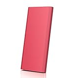 Externe Festplatte, 2 TB, USB 3.1, externe Festplatte für PC, Mac, Desktop-Computer Wii U, Xbox (2 TB, Rot)