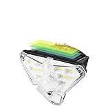 weiße Außenbeleuchtung 68 LED Solar Wandleuchte Haushalt Wasserdichte Bewegungsmelder Lampe Hausgarten Beleuchtung Energiesp