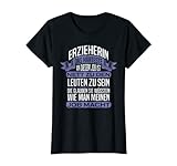 Damen Spruch Frauen Beruf Härteste Job Erzieherin T-S