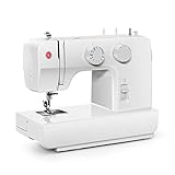 Feixunfan Nähmaschine Nähmaschine Multifunktionale Haushalt Elektrische Kleine Desktop-Nähmaschine Mit Overlock für Kleidung Vorhänge (Farbe : White, Size : One Size)