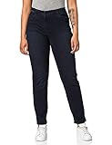 Raphaela by Brax Damen Corry Slash Hose, Dark Blue MIT Effekt, 48W / 32L