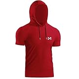 MEETYOO Sportshirt Herren, Funktionsshirt Kurzarm Laufshirt Männer Fitnessshirt Atmungsaktiv T Shirts für Running Gym Jogging