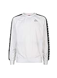 Kappa J62 White-Black Banda GH Abbigliamento Uomo Felpa 303SP30
