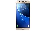 Samsung Galaxy J5 DUOS (2016) Smartphone (13,2 cm (5,2 Zoll) Touch-Display, 16 GB Speicher, Android 6.0) gold ohne Samsung Flip W