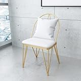 YASEking. Nordic Esszimmerstuhl Minimalistische Café Dessert Sofa Restaurant Stuhl Milch Tee Shop Rückenlehne Esszimmerstühle Küchenmöbel (Color : White)