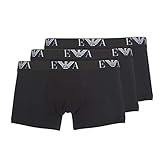 Emporio Armani Underwear Herren CC715111357 Boxershorts, Schwarz (Nero/Nero/Nero-Black/Black/Black 21320), Small (Herstellergröße: S)