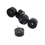 3V 5V 2 Pin Active Summer Alarm Lautsprecher, elektromagnetischer kontinuierlicher Piepton Active Piezo-Summern für elektronische Bauteile liefert nachtaucher Sound 5pcs schw