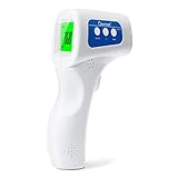 Berrcom Berührungsloses Infrarot-Stirnthermometer, medizinisches Fiebermessgerät, 3-in-1-Multifunktions-Fieberalarm, Erinnerungsfunktion für Kinder, Kleinkinder, Erw