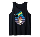 monkä Bahamas Fan - Affe bahamaische Flagge Tank Top