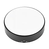 Dioche Drehbarer Plattenspieler, motorisiertes Display mit 360° elektrischer Plattform, um Uhren Schmuck anzuzeigen, Belastung 1,5 kg, Durchmesser 18