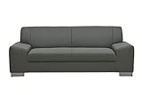 DOMO Collection Alisson Sofa, 3er Couch, 3-Sitzer, 3er Garnitur, 199x83x75 cm, Polstergarnitur in g