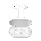 Bluetooth Kopfhörer für Huawei, Echte Wireless Ohrhörer, Mini Bluetooth Kopfhörer, Stereo Kopfhörer Integriertes HD-Mikrofon, In-Ear-Design mit Ladekoffer für alle Bluetooth-Geräte (Weiß) (Weiß)