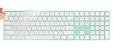 Ultradünne Tastaturabdeckung für Apple iMac 2021 24 Zoll M1 Magic Keyboard mit Touch ID & Numeric Keypad A2520 Keyboard Cover Skin, 2021 Apple iMac 24 Zoll M1 Chip Magic Keyobard A2520 Zubehö