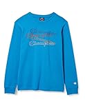 Champion Jungen Graphic Shop Long Sleeve T-Shirt, hellblau, 10 J