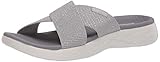 Skechers Damen ON-THE-GO 600 GLISTENING Sandale, Silber (Sil), 36 EU