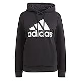 adidas Damen W Bl Fl Hd Kapuzenpullover, Schwarz/Weiß, M EU