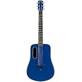 LAVA ME 2 Carbonfaser Gitarre 36 Zoll mit akustischer Reise-Effekte mit Plektrentasche und Ladekabel (Freeboost-Blau)