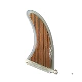 Fins surfen 9' Holz Fin-Center Fin Stand Up Paddle Board-Center Flossen for Padding Fins Kapitän Ende Surfen Zweck