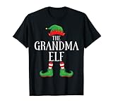 Oma Elf Matching Group Xmas Funny Family Christmas T-S