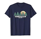 Corvallis OR Vintage Throwback Tee Retro 70er Jahre Design T-S