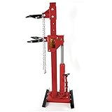 Futchoy Federbeinspanner Hydraulischer 3T Federspanner KFZ Werkzeug Einstellbar mit 7 Löchern an der Säule mit automatischem Für die meisten Fahrzeugmodelle und -größ