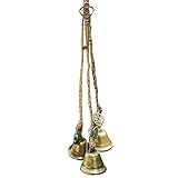 PINYUE Witches Bells Türschutz Charm Wicca Decor Clearing Negative Energy Hanging Ornament für Home Garden D