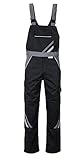 Planam Highline Herren Latzhose schwarz Schiefer Zink Modell 2712 Größe 66