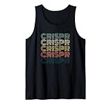 CRISPR Cas-9 Vintage Distressed Retro Science of Biology Tank Top