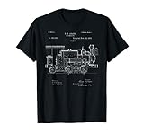 Vintage Patent Print 1886 Lokomotive Dampflokomotive T-S