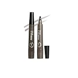 raspbery 4 Punkte Augenbrauenstift, Eyebrow Tattoo Pen, Tattoo Augenbrauenstift, Waterproof Long Lasting Microblading Eyebrow Tattoo Bleistift mit Fork Tipp, Smudgeproof Tatbrow Ink Stift, 4 trendy