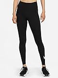 Nike Damen One Df Icnclsh Gx Mr Leggings, Black/White, M