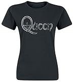 Queen Logo Frauen T-Shirt schwarz M 100% Baumwolle Band-Merch, B