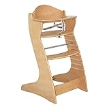 roba Treppenhochstuhl 'Chair Up ', mitwachsender Hochstuhl für Babys & Kinder, Kinderhochstuhl Holz,