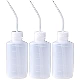 Xinlie Pflanzen Wasser Blume des Frischen Flasche Transpartent Spritzflasche Waschen Squeeze Flasche Waschflasche Kunststoff Quetschflaschen Squeeze Bottle Sprühflasche für Pflanzen 250ml(3 Stück)