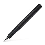 Faber-Castell 140960 Füller Grip Edition, Feder M, All Black, 1 Stück