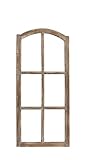 Fenster / Holzfenster Rahmen leicht gewölbt 50cm x 110cm Dekofensterrahmen B