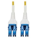 Tripp Lite Glasfaserkabel 100 GbE, 30 m, Singlemode-Faser, LC/LC Duplex 9/125 OS2, LSZH, gepanzertes Gelb (N370-100M-AR)