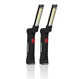 ONEVER Wiederaufladbare Taschenlampe USB Arbeitslicht LED-Taschenlampe COB Magnet Haken für Camping Outdoor Auto Werkstatt Lampe (small)