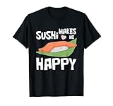 Sushi Roll Love Happy Maki Nigiri Sashimi Ebi Fisch Japan T-S