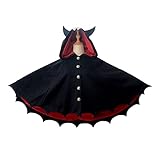 LZXBC Kinder Umhang, Kinder Cape mit Hut, Kinder Halloween Kostüme, für Jungen und Mädchen Weihnachten Cosplay Party Kostüme Requisiten(Size:110)