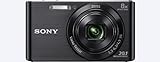 Sony DSC-W830 Digitalkamera (20,1 Megapixel, 8x optischer Zoom, 6,8 cm (2,7 Zoll) LC-Display, 25mm Carl Zeiss Vario Tessar Weitwinkelobjektiv, SteadyShot) schw