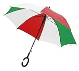 Ten Regenschirm Italienische Flagge mit Griff C cod.EL21056 cm 102x102x88h by Varotto & C