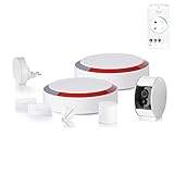 Somfy 1870288 – Home Alarm Video | Alarmanlage kabellos mit Überwachungskamera | Somfy Protect | kompatibel mit Amazon Alexa, Google Assistant und TaH