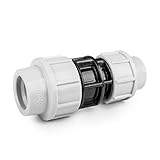 ADAPTER FÜR PE-ROHRE / REDUZIERENDER MUFF / MDPE PE-WASSERROHR KUNSTSTOFF-WEIBLICHER ADAPTER (40 mm bis 25 mm)