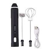 Baalaa Mixer Milchaufschäumer Getränk Schäumer Sahne Schneebesen Kochen Mixer Handheld Rührer Kaffee Eier Schlägel Wiederaufladbar Schw