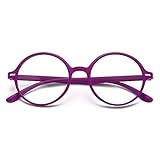 Rot / blau / lila / schwarz rahmen alte blume spiegel licht und tragbare alte blume tr90 material mode farbiger spiegel trägering comfort technologie gluten ermüdung ( Color : B , Size : +2.0 )