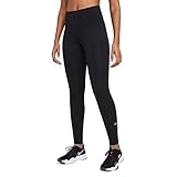 Nike Damen One Df Mr Tgt Hose, Black/White, S